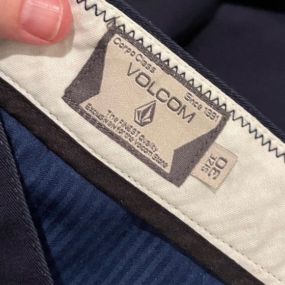 Volcom navy skater straight leg pants - Picture 3 of 8